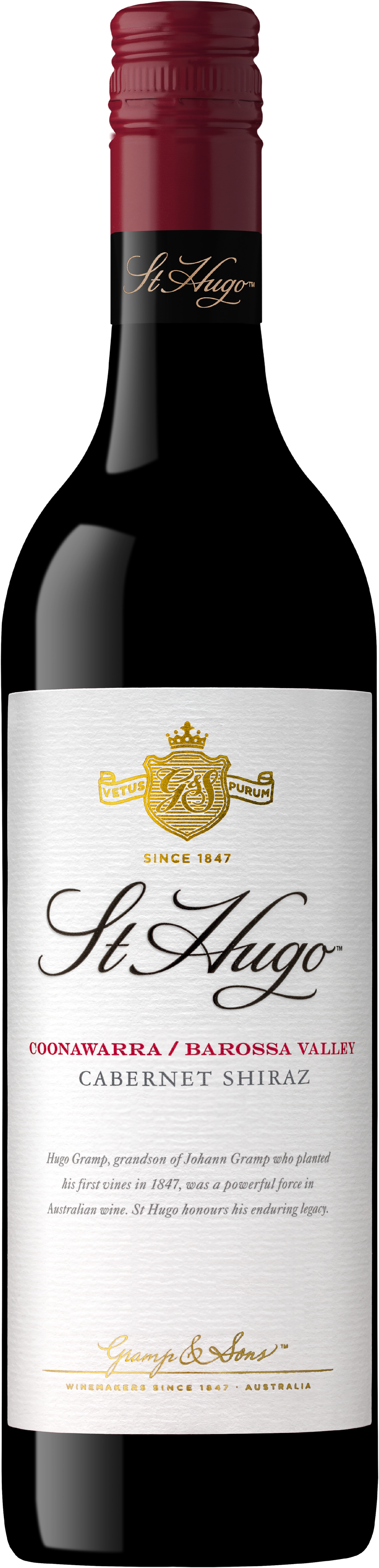 St Hugo Cabernet Shiraz  2021 Coonawarra Barossa Valley